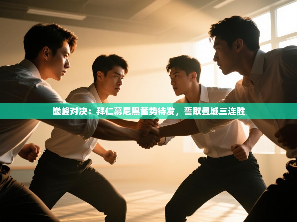 巅峰对决：拜仁慕尼黑蓄势待发，誓取曼城三连胜  第2张