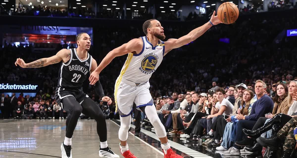 勇士逆转篮网稳居西部第一